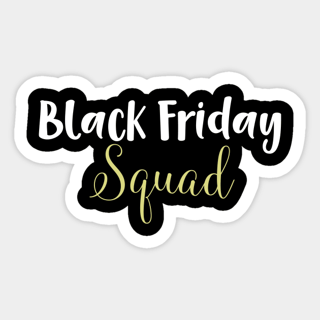 Black Friday Squad Sticker by DANPUBLIC